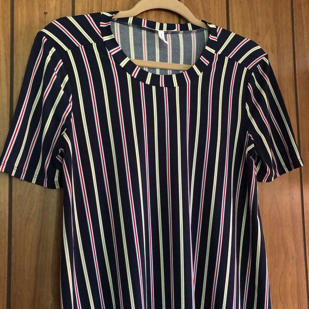 Bcbg Bcbgeneration Colorful Vertical Stripe Dress - image 2